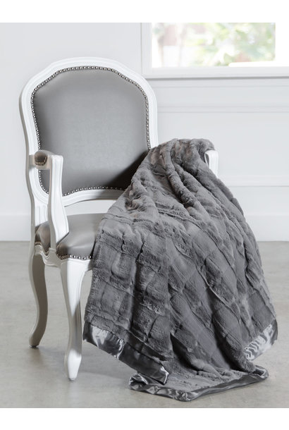 LG Luxe  Throw XL  Charcoal Waterfall