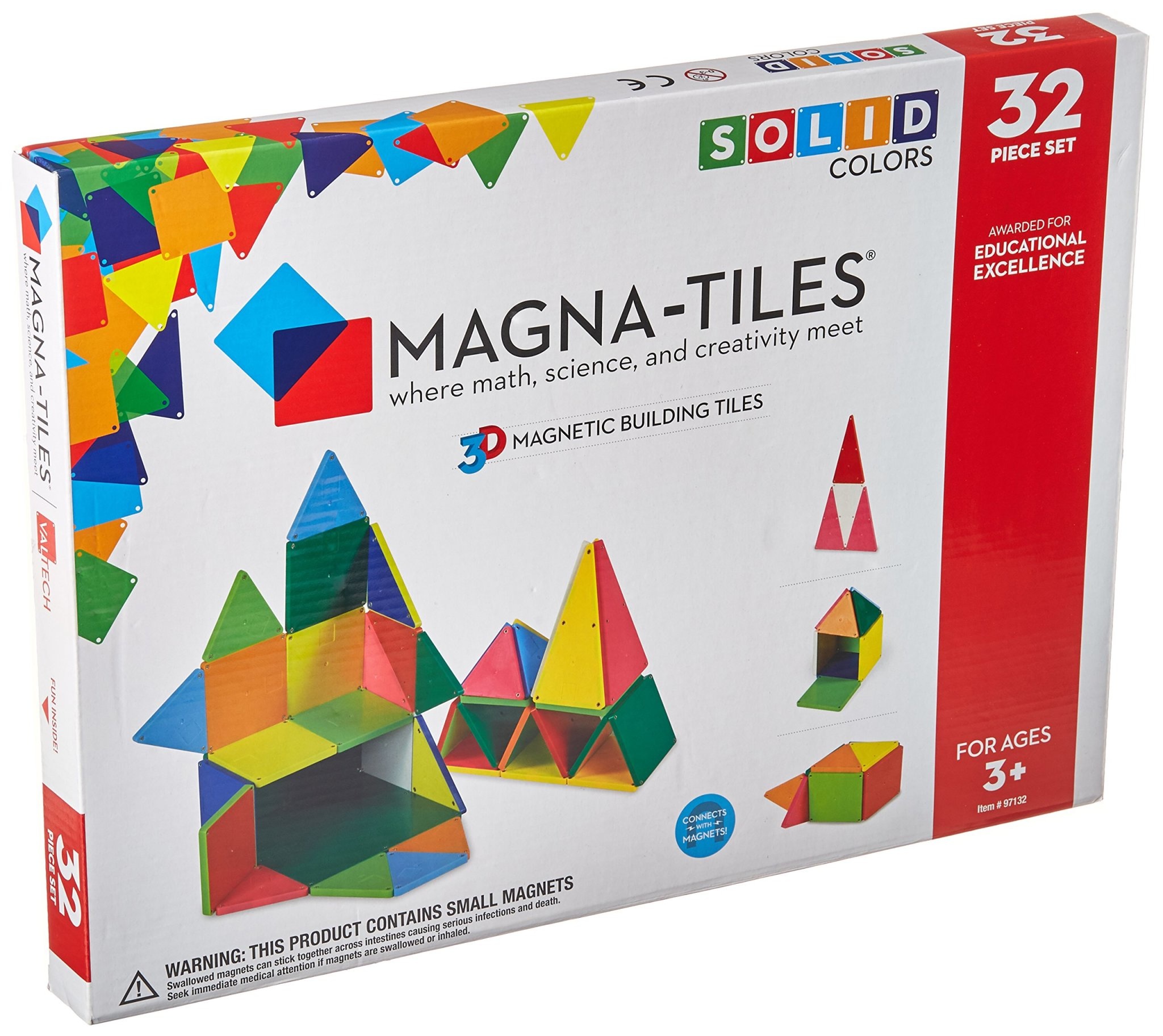 Magna-Tiles 32 pc Clear Set-4