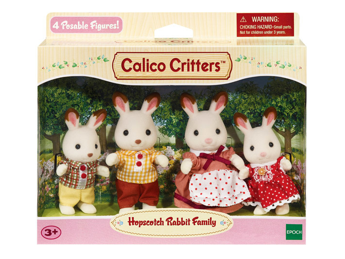 Calico Critters Hopscotch Rabbit Family-1