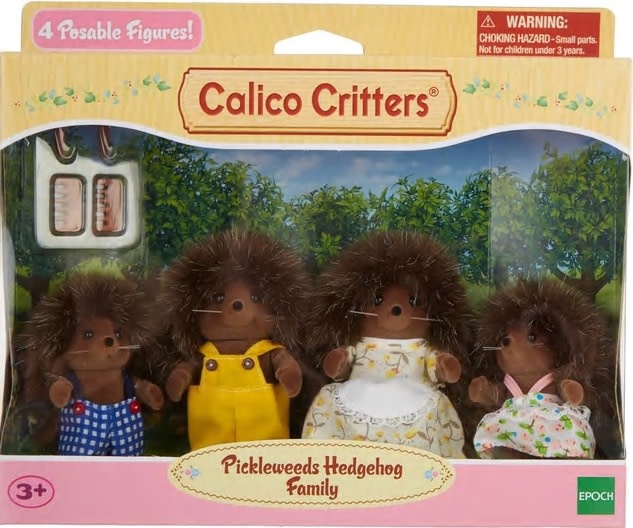 Calico Critters Pickleweeds Hedgehog Family-1