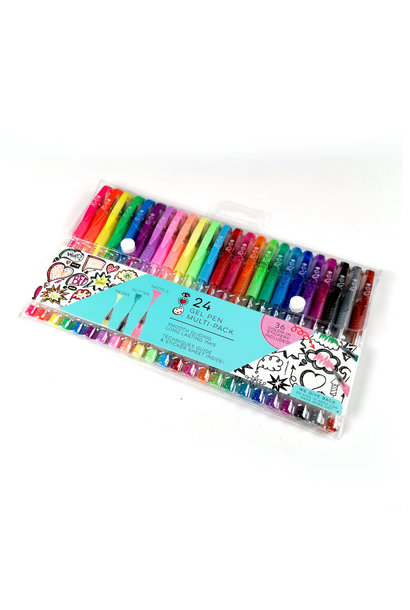 Gel Pens 36 Colors Gel Pens Set for Adult Coloring Books, Colored Gel Pen  Fine P
