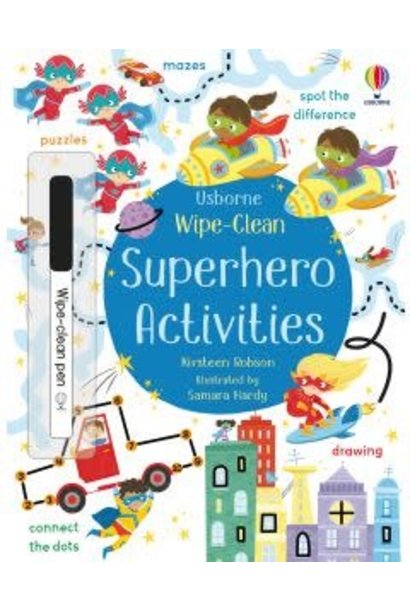 Wipe-Clean Superhero Activities