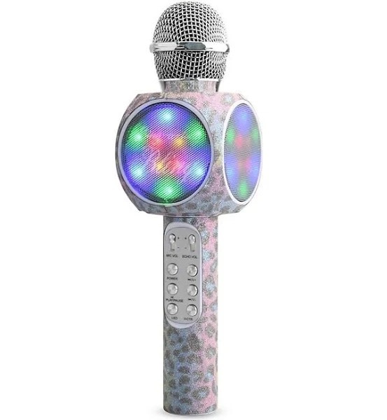 Sing A Long Leopard Glitter Microphone-1