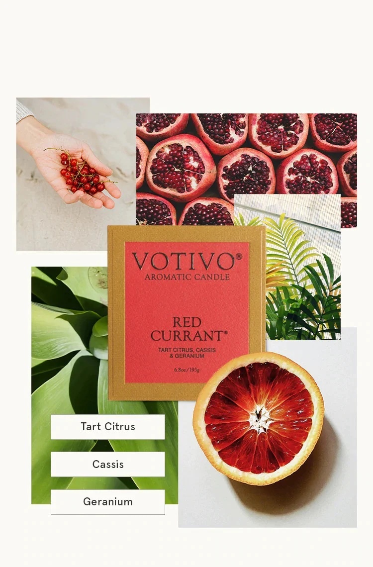 Votivo Red Currant Aromatic Candle-2
