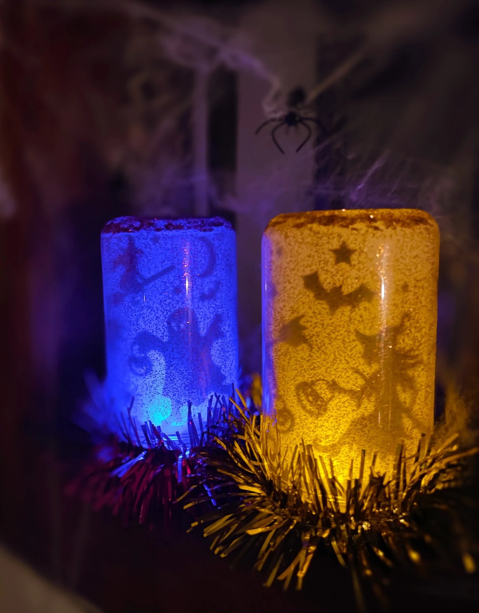 Totally Spooky Night Light Jars Set-2