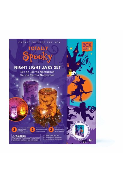 Totally Spooky Night Light Jars Set