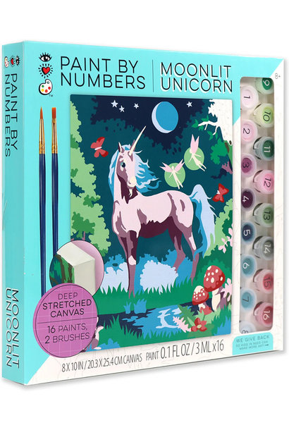 Paint By Numbers Moonlit Unicorn