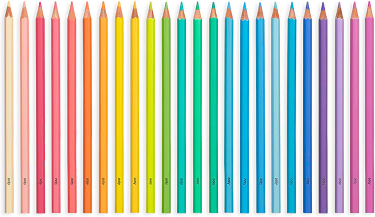 Pastel Hues Colored Pencils Set of 24-2