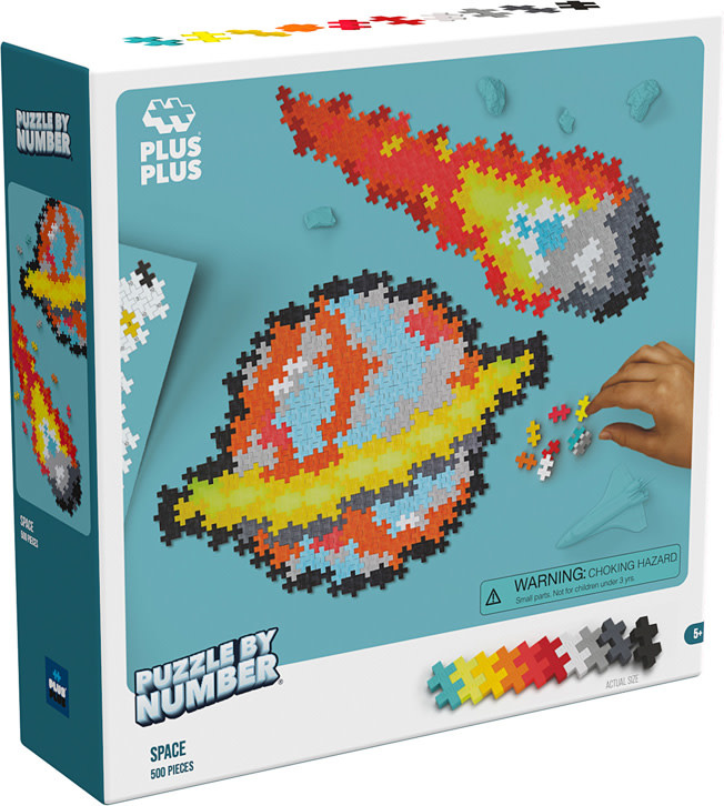 Puzzle by Number Space  500 pc-1