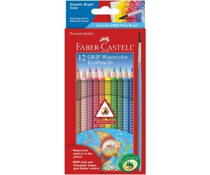 Faber Eco Pencil Watercolor 12pk - Kidstop toys and books