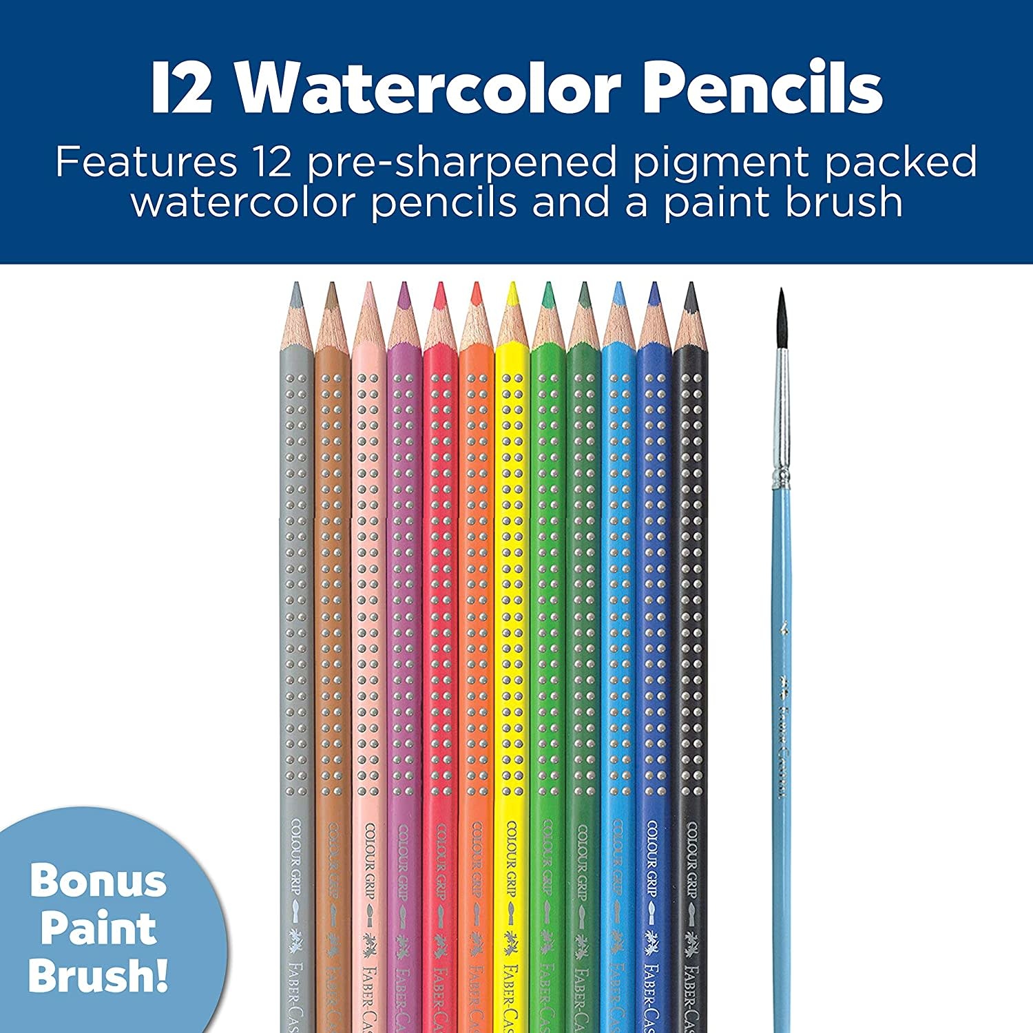 Faber Eco Pencil Watercolor 12pk - Kidstop toys and books