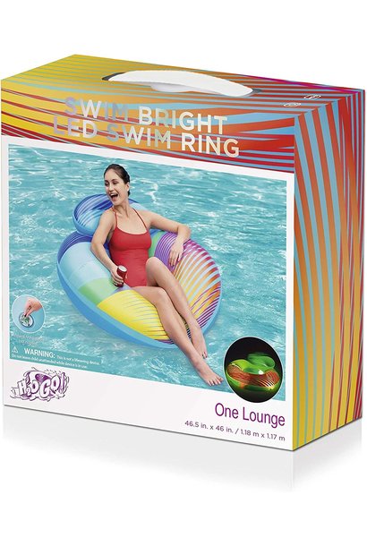 SALE 2026 Swim Bright LED Swim Ring Lounge