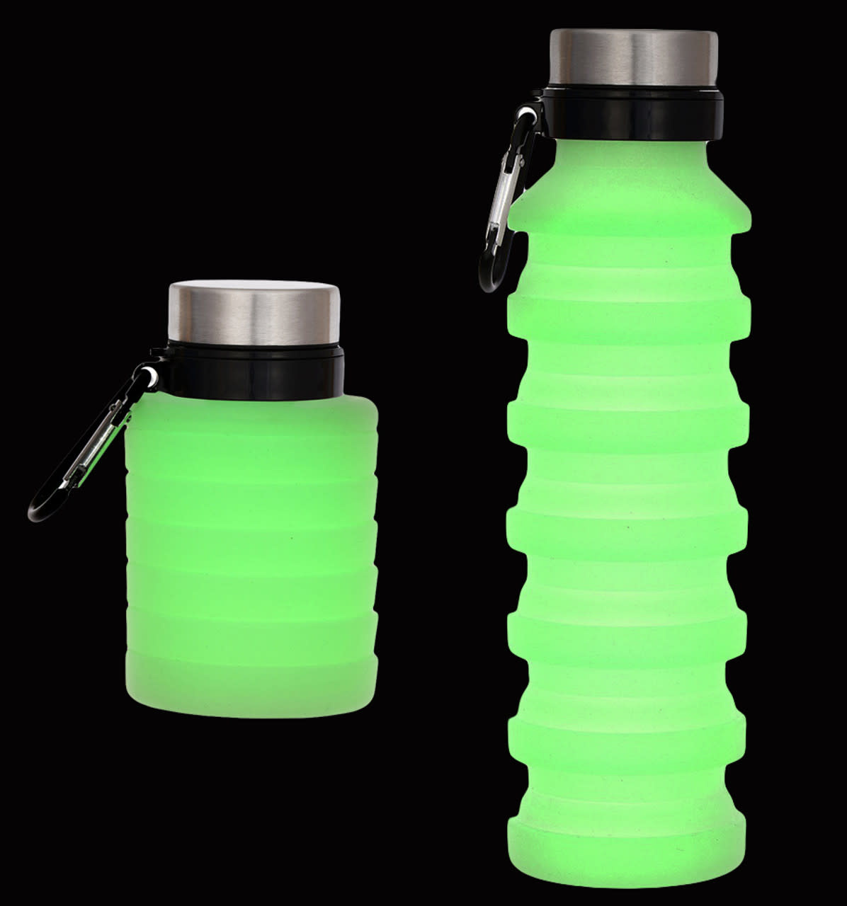 Collapsible Water Bottle Glow in the Dark-4
