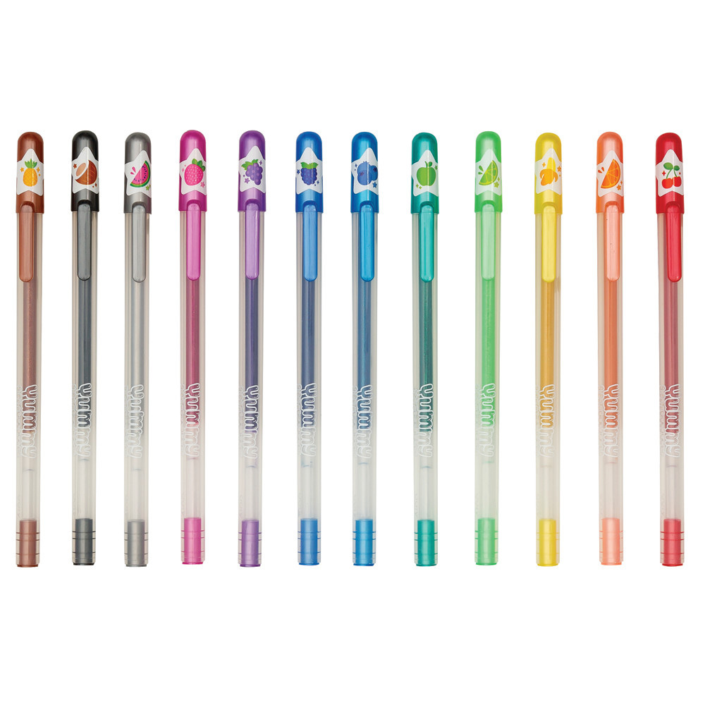 Yummy Yummy Scented Glitter Gel Pens -12