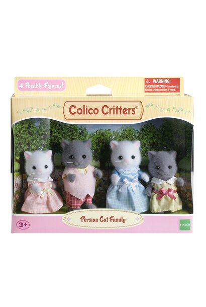 Calico Critters Persian Cat Family