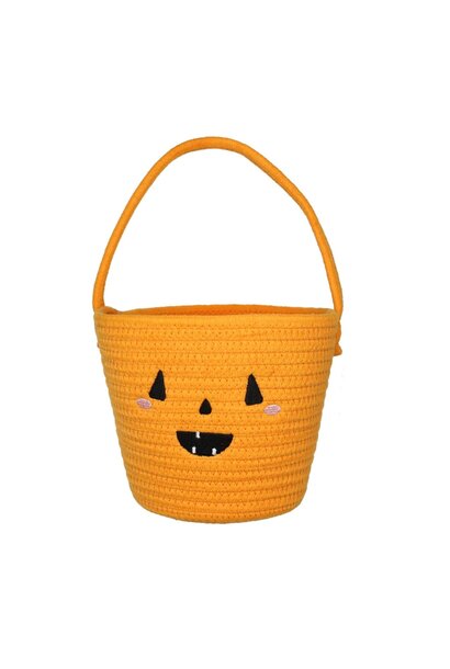 Lucy's Room Pumpkin Rope Halloween Basket