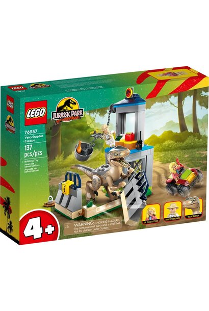 LEGO Jurassic Park Velociraptor Escape