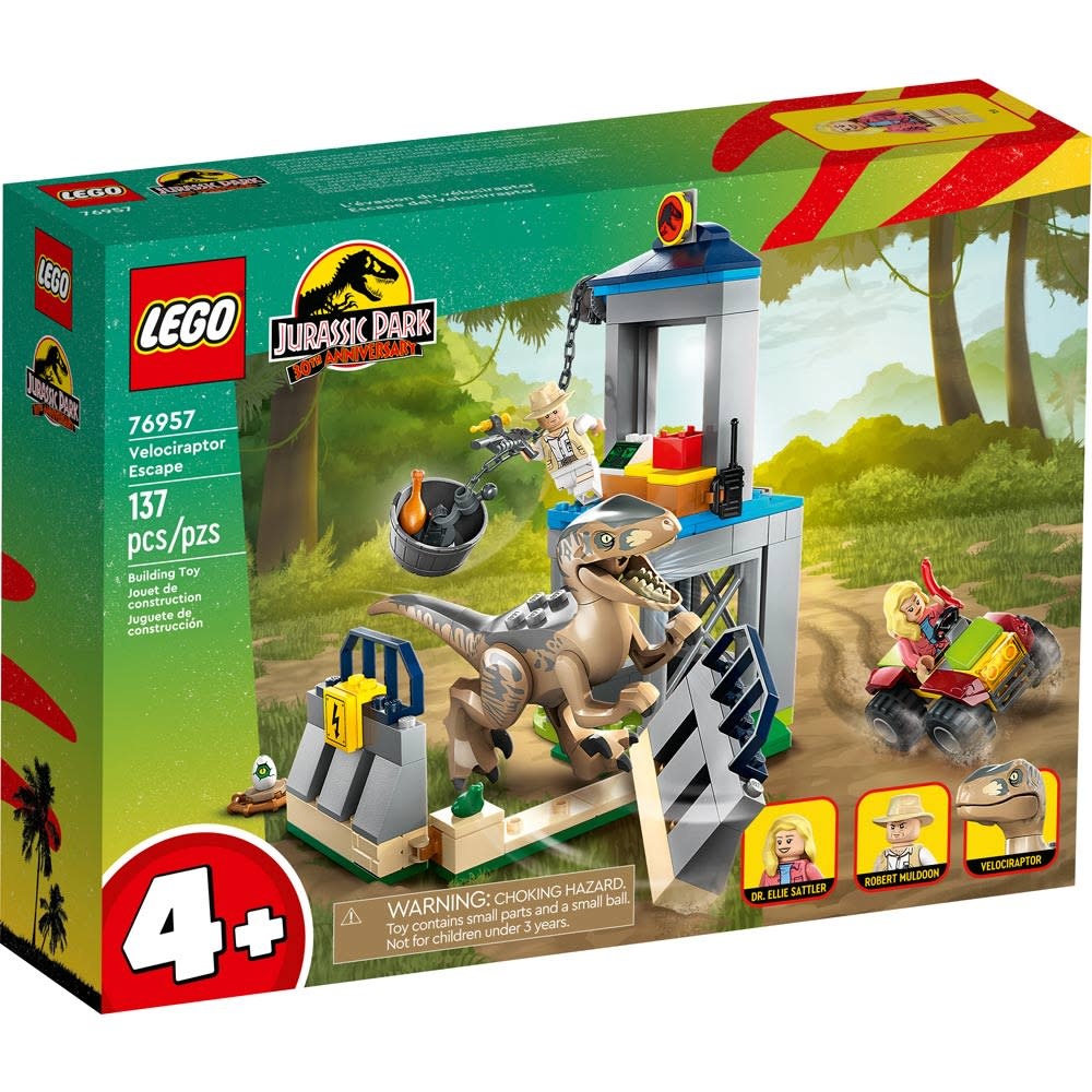 LEGO Jurassic Park Velociraptor Escape-1