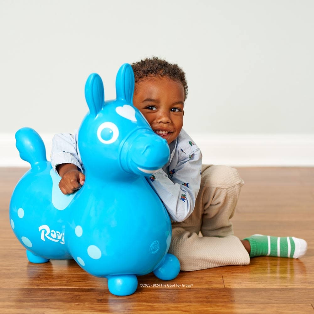 Rody Horse in Teal Kidstop toys and books