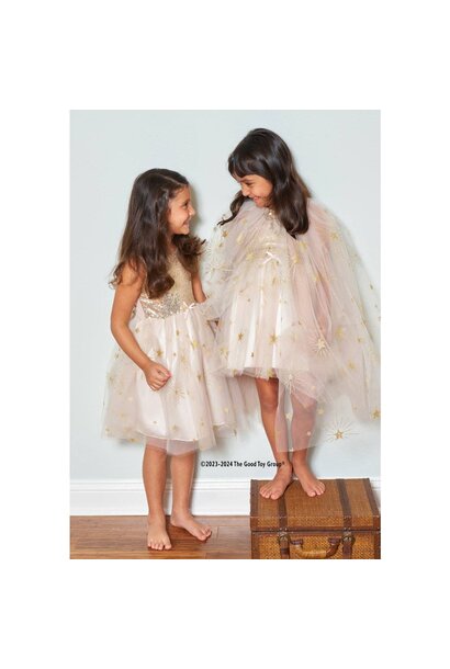 Golden Glam Party Cape Size 4/6