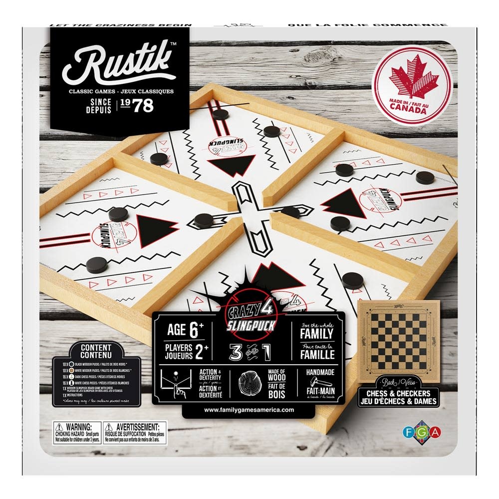 Rustik Fast Slingpuck Game - Kidstop toys and books