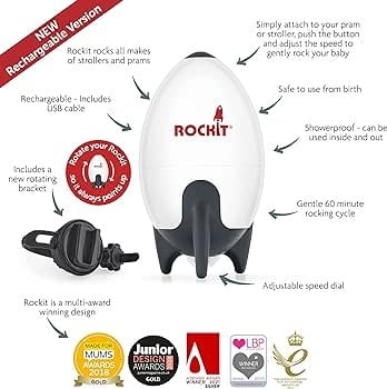 Rockit Rechargeable Portable Baby Rocker