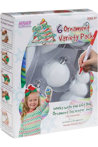 6 Pack Variety Ornament Refill