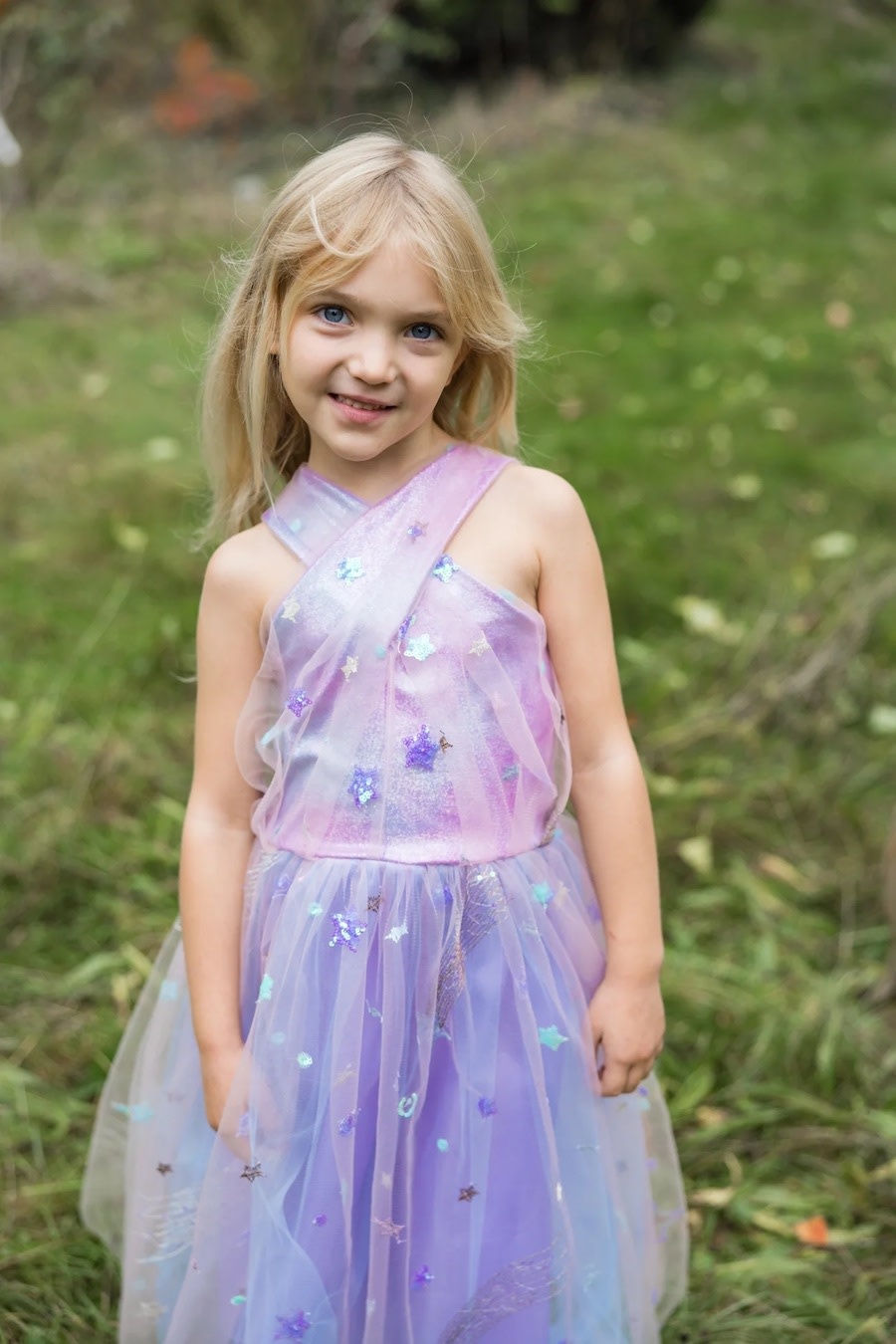 Ombre ERAS Dress Lilac Blue Size 3-4-2