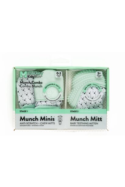 Munch Mitt Combo Mint Triangle