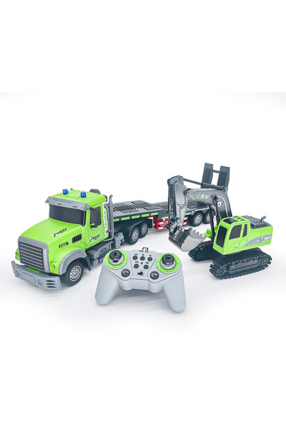 Wild Wheels Scooper RC with Flatbed. the Buddy Trucks