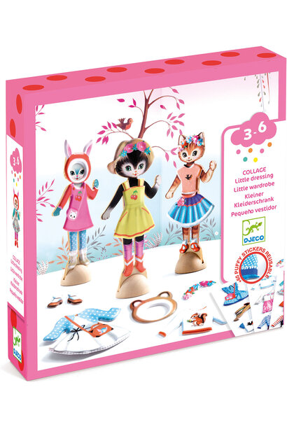 Djeco Collage Little Wardrobe Cats