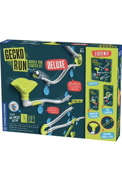 Gecko Run Marble Run Deluxe Starter Set