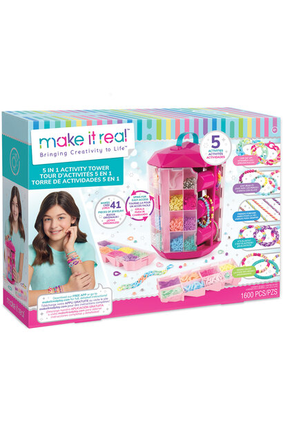 Bracelet Making 5 in 1 Activity Tower Set