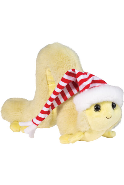 Inchy Inchworm with Santa Hat