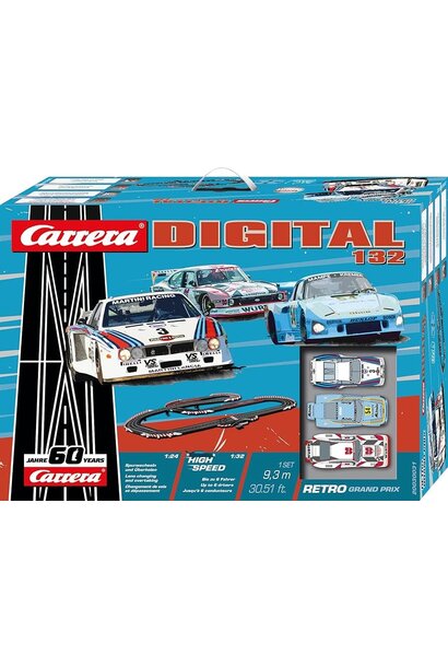 Retro Grand Prix Race Car Set