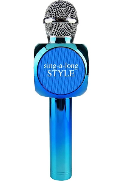 Sing A Long PRO Microphone Blue Metallic