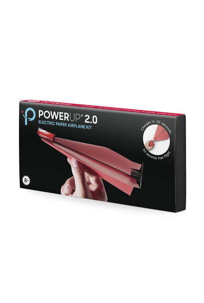 POWERUP 2.0 Red Elec Paper Airplane Kit