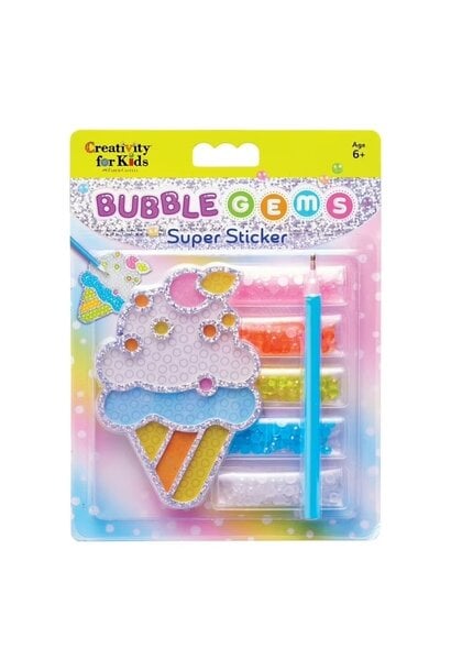 Bubble Gems Super Sticker Ice Cream