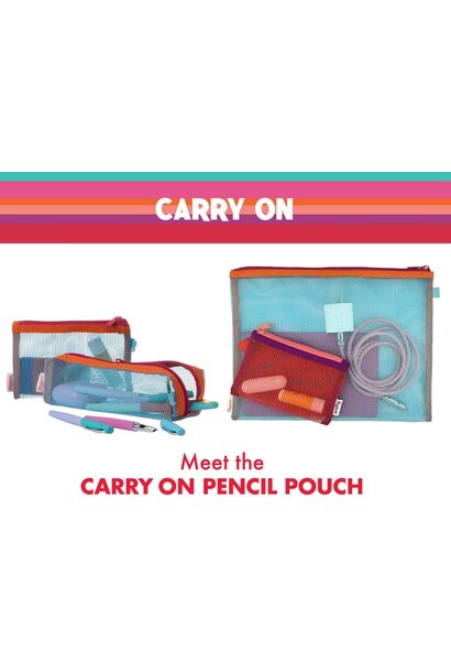 Carry On Mesh Pencil Pouch