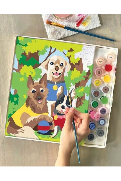 Paint By Number Dogs Day Out