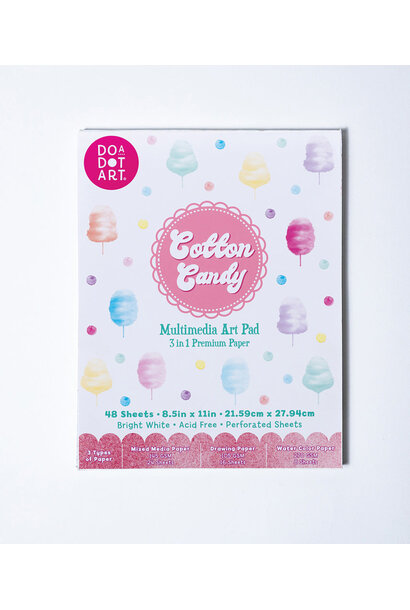 Shimmer Cotton Candy Multimedia Art Pad