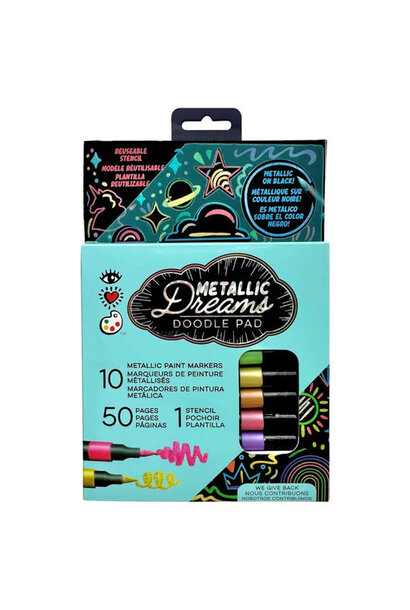 Metallic Dreams Doodle Pad