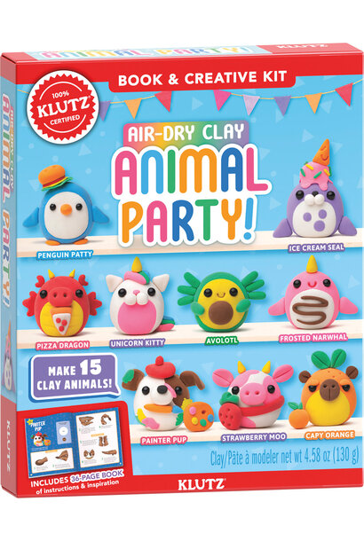 Air Dry Clay Animal Party
