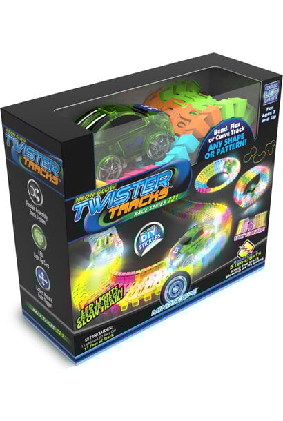 Neon Glow Twister Tracks Race Series 221