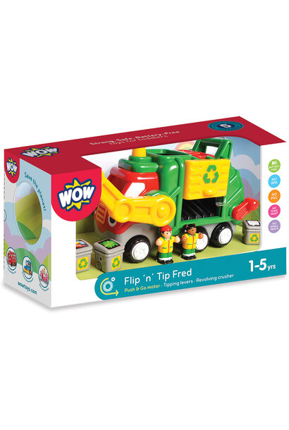 WOW Flip 'n' Tip Fred Garbage Truck