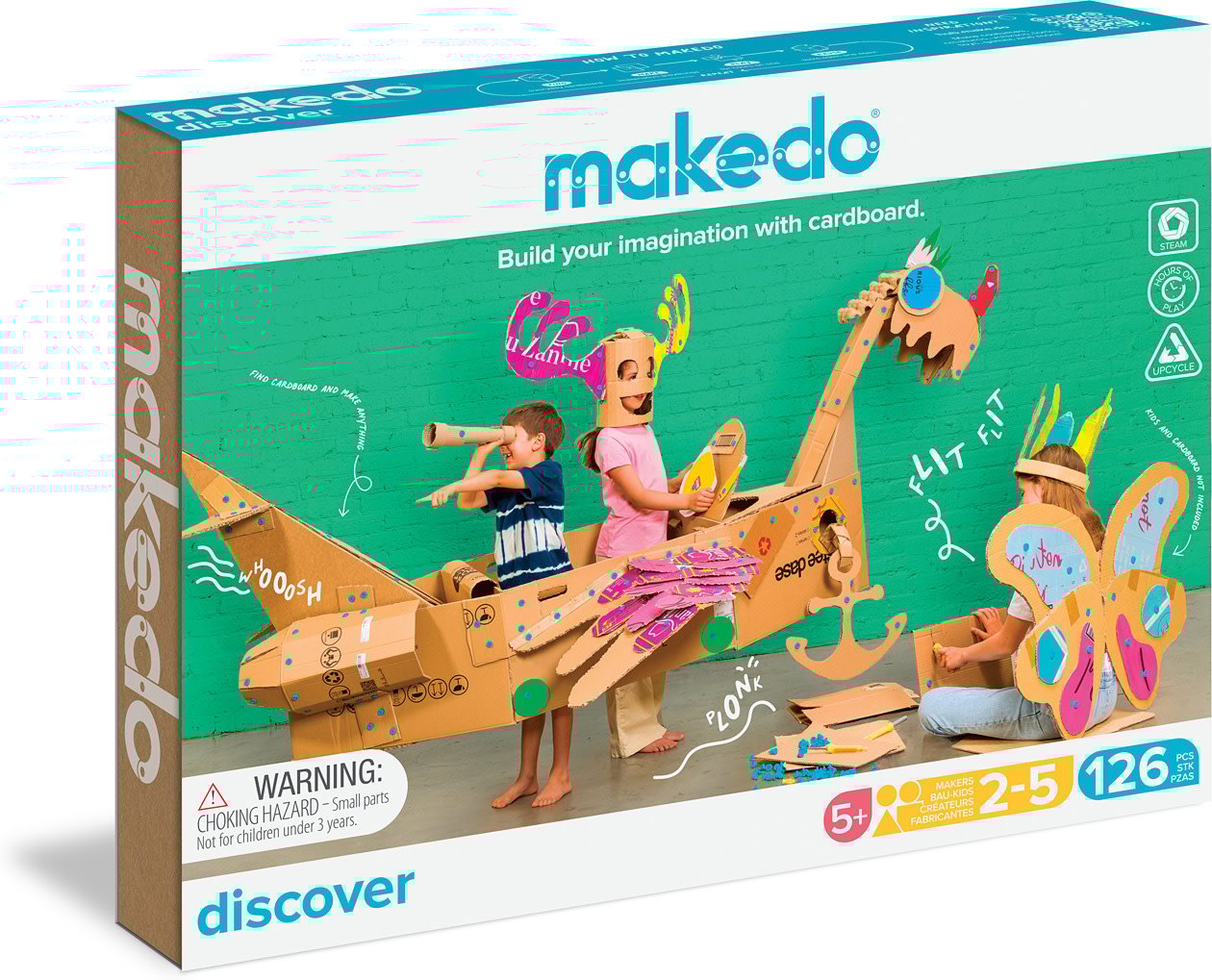 Makedo Discover Cardboard Construction Kit-1