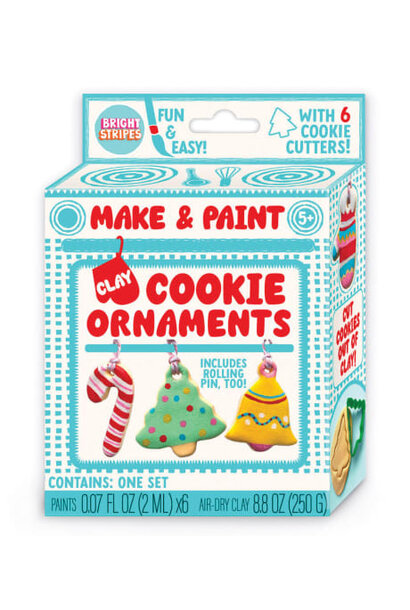 Make & Paint Gingerbread Clay Ornaments