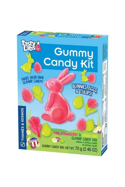Gummy Candy Lab Bunnies, Eggs, Tulips