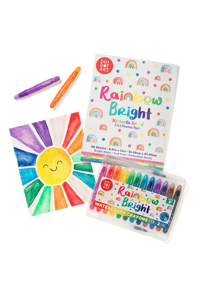 Rainbow Bright Multimedia Art Pad