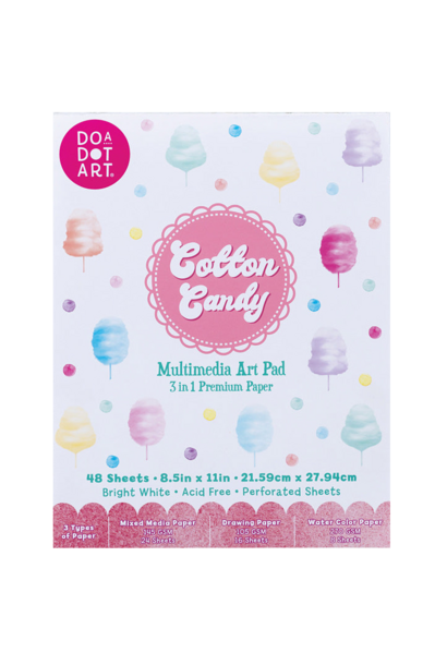 Shimmer Cotton Candy Multimedia Art Pad